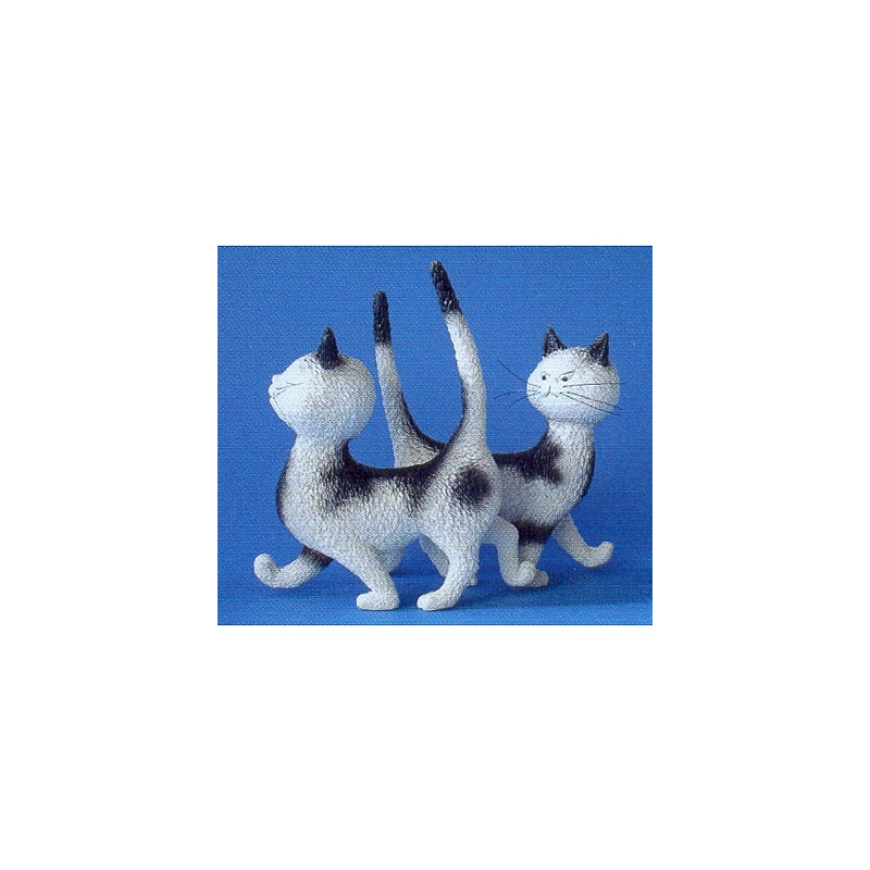 Animaux-Bois-Animaux-Bronzes.com propose Chat Dubout Zut la même robe -DUB31