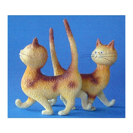 Figurine chat Dubout Zut la même robe -DUB32