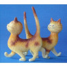 Figurine chat Dubout Zut la même robe -DUB32