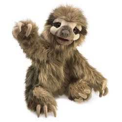 Animaux sauvage Grande ventriloque peluche paresseux marionnette 