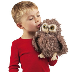 Animaux de la forêt Chouette hibou marionnette à main 