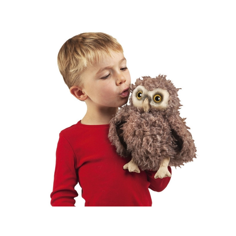 Animaux de la forêt Chouette hibou marionnette à main 