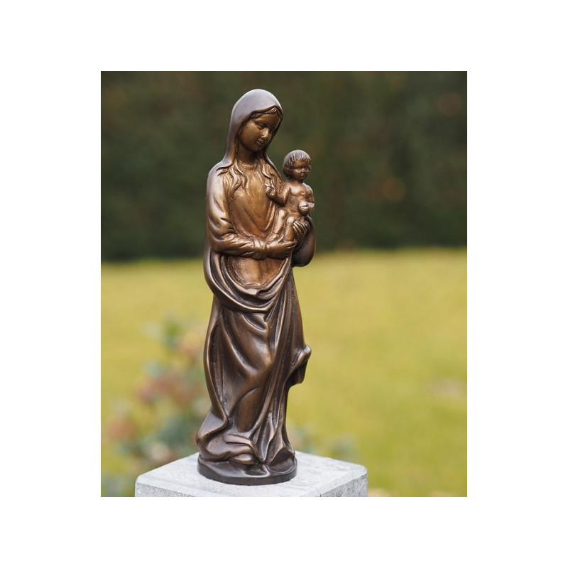 Décoration Statuette bronze personnage Petite marie bronze -B769