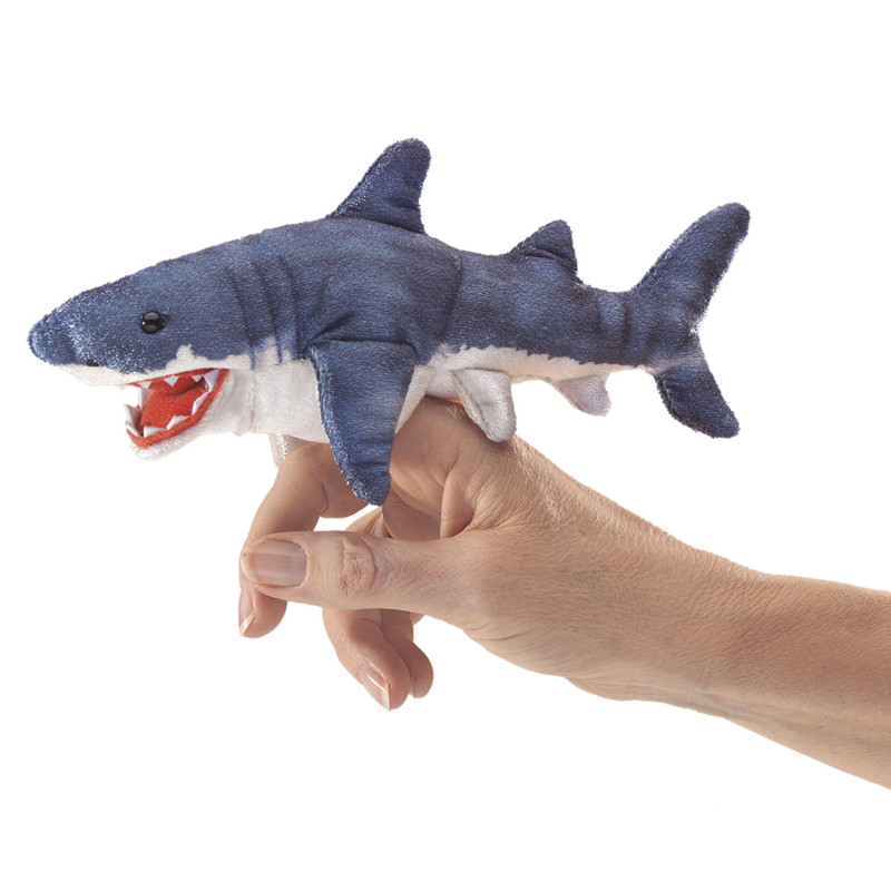 Animaux-Bois-Animaux-Bronzes propose Requin marionnette à doigts 