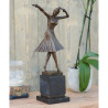 Décoration Statuette bronze personnage Danseuse art deco 44 cm bronze -AN1210BR-B