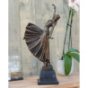 Décoration Statuette bronze personnage Danseuse art deco 55 cm bronze -AN1206BR-B