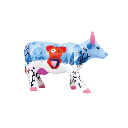 Animaux de la ferme Vache bariloche CowParade céramique taille M