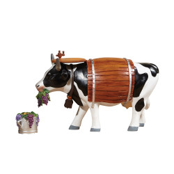 Animaux de la ferme Vache clarabelle the wine cow CowParade résine taille M (2)