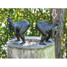 Décoration Statuette bronze personnage Statuette grande dame à droite bronze -AN1370BR-B-R
