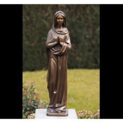 Décoration Statuette bronze personnage Marie 62 cm bronze -B768
