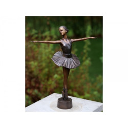 Décoration Statuette bronze personnage Statuette ballerine bronze -AN2299BR-B