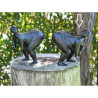 Décoration Statuette bronze personnage Statuette grande dame à droite bronze -AN1370BR-B-R