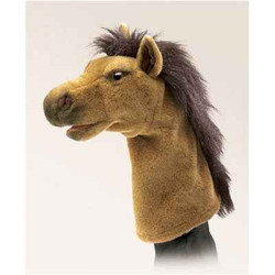 Animaux de la ferme Cheval marionnette 