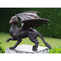 Animaux de la forêt Statuette dragon bronze -AN2308BR-B