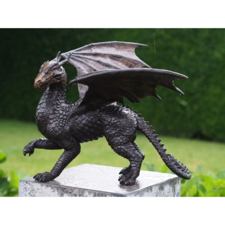 Animaux de la forêt Statuette dragon bronze -AN2308BR-B