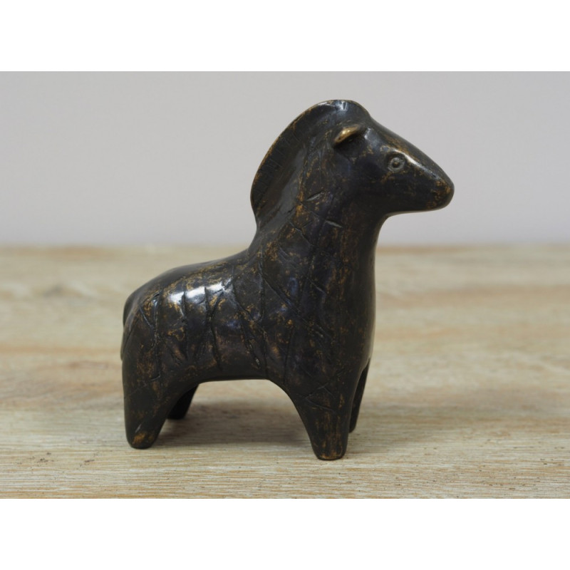 Statuette bronze petit cheval 14cm