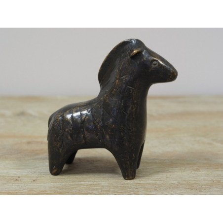 Statuette bronze petit cheval 14cm