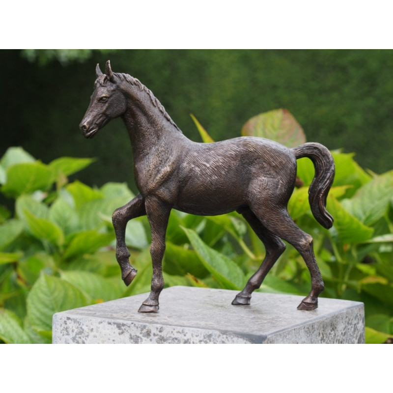 Statuette bronze cheval 27cm