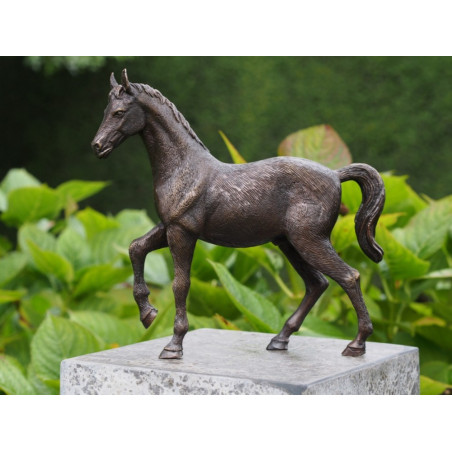 Statuette bronze cheval 27cm