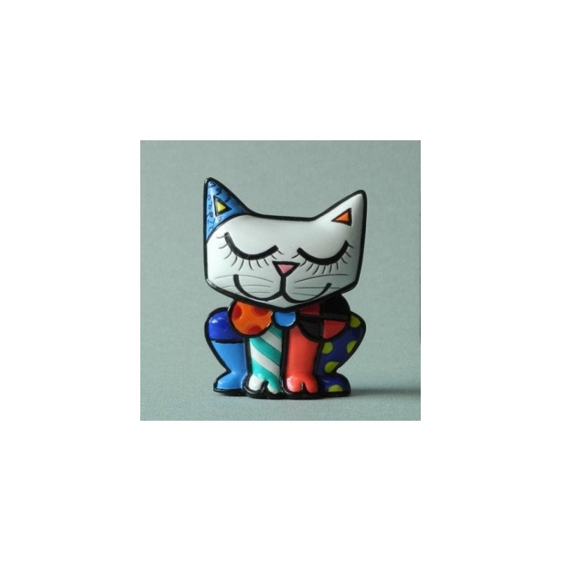 Animaux-Bois-Animaux-Bronzes.com propose Mini figurine Chat britto romero -b334123