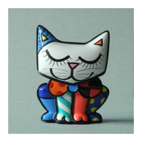 Animaux-Bois-Animaux-Bronzes.com propose Mini figurine Chat britto romero -b334123