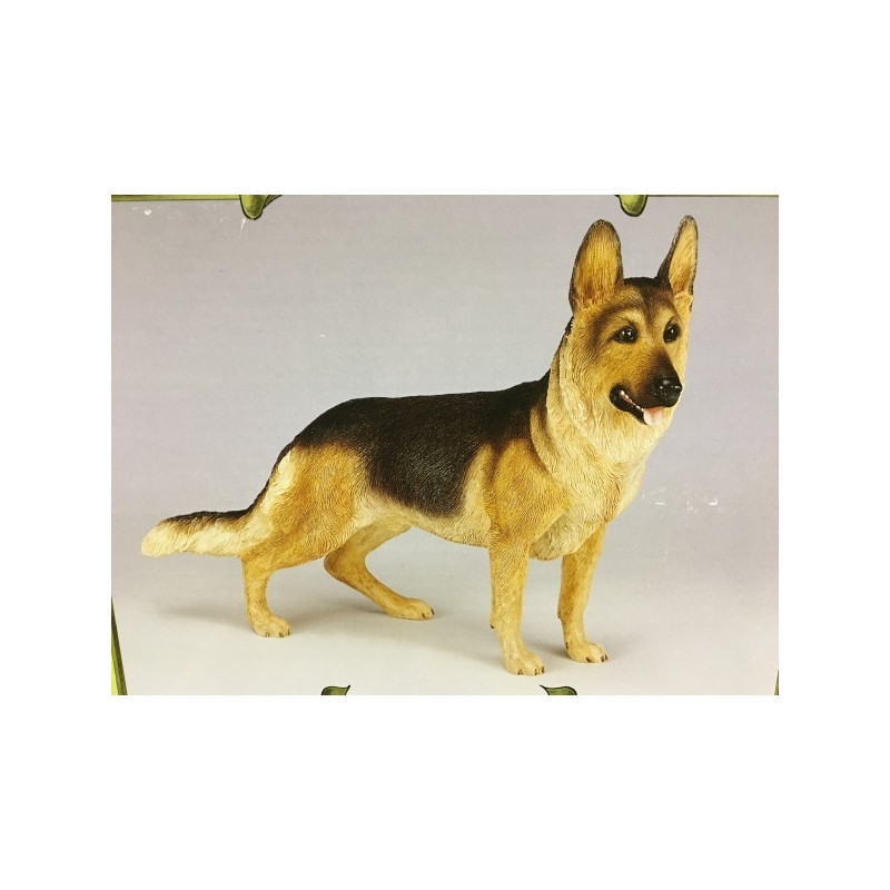Animaux-Bois-Animaux-Bronzes propose Chien Berger Allemand figurine animaux LP4167