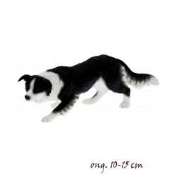 Animaux-Bois-Animaux-Bronzes propose Chien Border collie figurine animaux LP14277