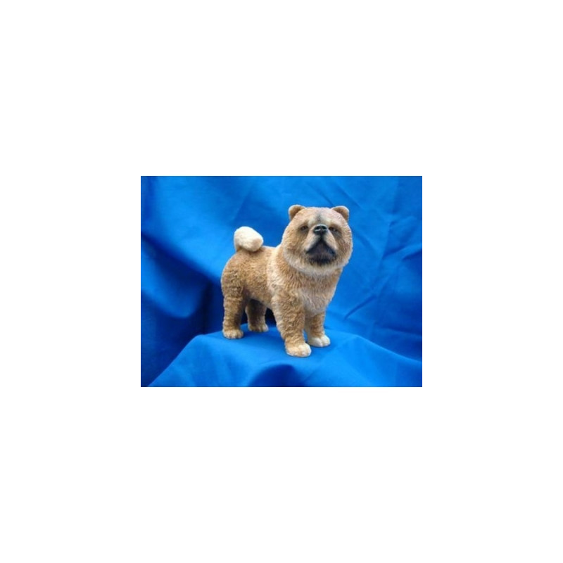 Animaux-Bois-Animaux-Bronzes propose Chien Chow Chow figurine animaux LP14182