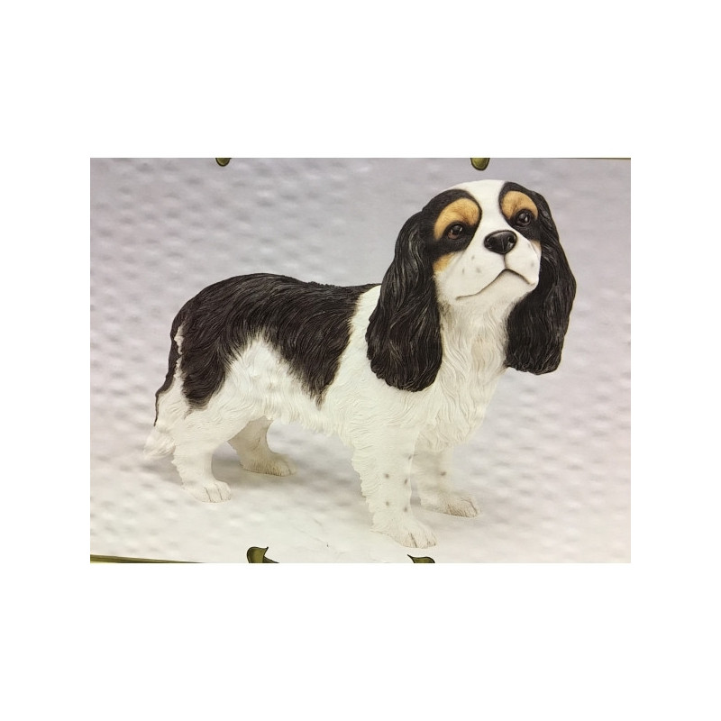 Animaux-Bois-Animaux-Bronzes propose Chien King Charles Grand modèle figurine animaux LP8902