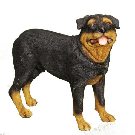 Animaux-Bois-Animaux-Bronzes propose Chien Rottweiller figurine animaux LP4156