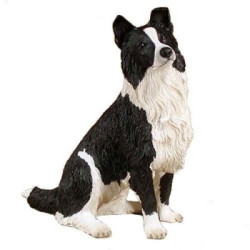 Animaux-Bois-Animaux-Bronzes propose Chien Rough collie figurine animaux LP4037