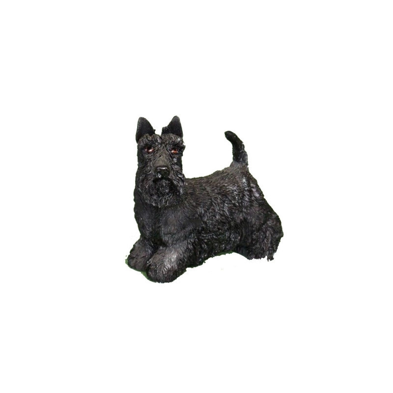 Animaux-Bois-Animaux-Bronzes propose Chien Scotty résine figurine animaux LP1822