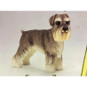 Animaux-Bois-Animaux-Bronzes propose Chien Schnauzer figurine animaux LP14183