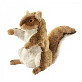 marionnette à main peluche réaliste écureuil -7162