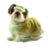 Animaux-Bois-Animaux-Bronzes propose Chien Bulldog 30cm peluche animalière 5271