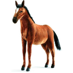 Peluche Cheval brun 105cm Anima 3656