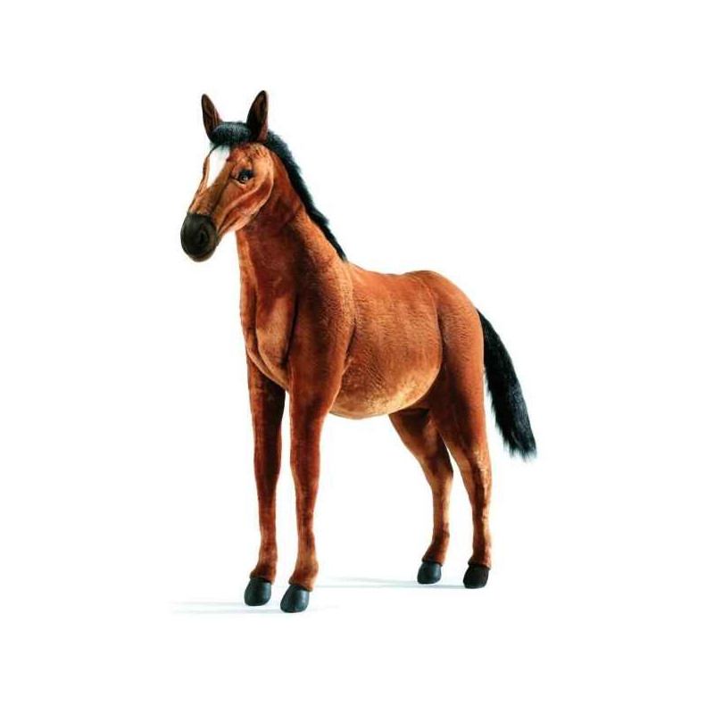 Peluche Cheval brun 105cm Anima 3656