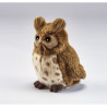 Décoration OiseauxHibou 18cmh peluche animalière -1695 Anima