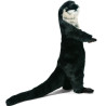 Animaux de la forêt Loutre dressée 37 cm peluche animalière -3814