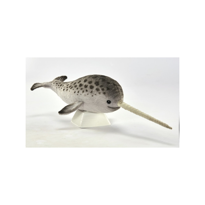 Animaux-Bois-Animaux-Bronzes propose Narval 45cml peluche animalière -6137