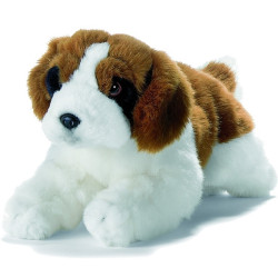 Animaux-Bois-Animaux-Bronzes propose Chien St bernard 42 cm peluche animalière -1644