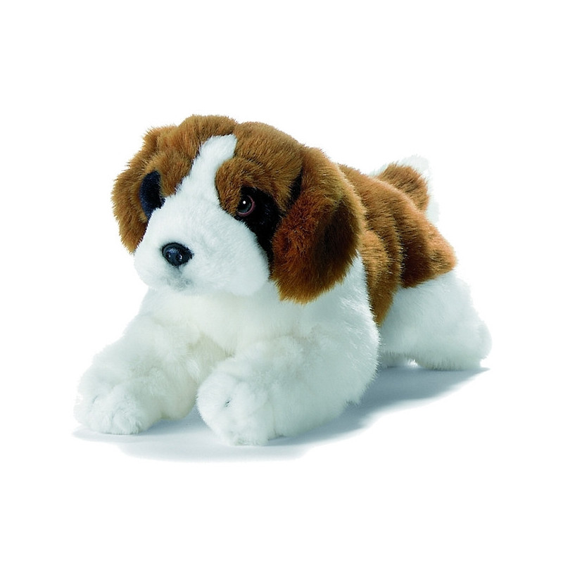 Animaux-Bois-Animaux-Bronzes propose Chien St bernard 42 cm peluche animalière -1644