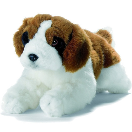 Animaux-Bois-Animaux-Bronzes propose Chien St bernard 42 cm peluche animalière -1644