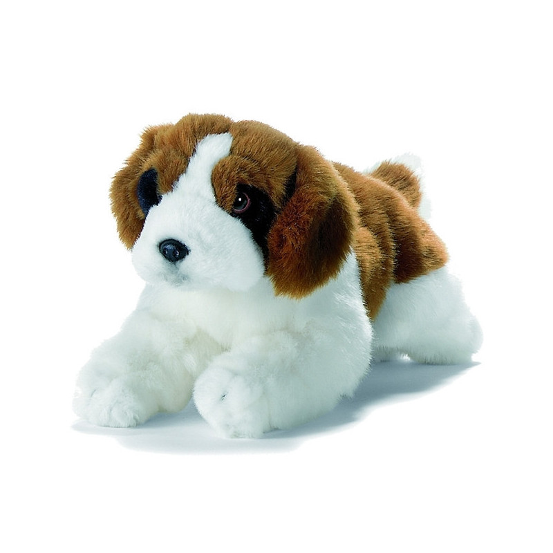 Animaux-Bois-Animaux-Bronzes propose Chien St bernard 27 cm peluche animalière -1645