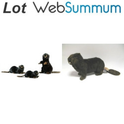 Animaux de la forêt Promotion Peluche castor peluche animalière -LWS-33