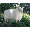 Décoration animaux Automate mouton peluche animalière -0344