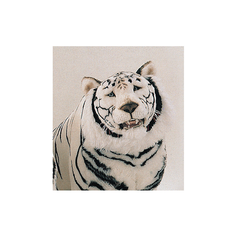 Peluche assise tigre blanc de sibérie 200 cm Piutre -2529
