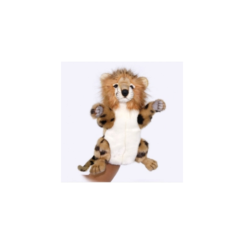 marionnette à main peluche réaliste guépard -7503