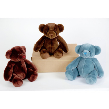 Peluche Ours bordeaux -ho1981