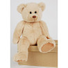 Peluche Ours naissance beige -ho1940